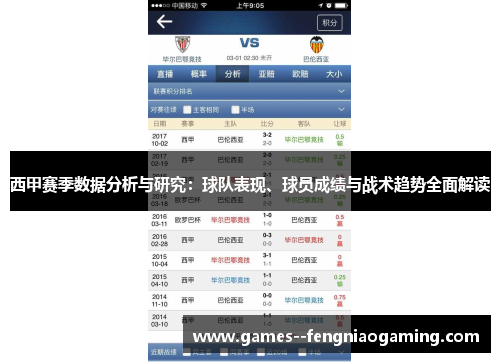西甲赛季数据分析与研究:球队表现、球员成绩与战术趋势全面解读 西甲赛季数据分析与研究:球队表现、球员成绩与战术趋势全面解读